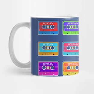 Retro 80s Cassette Tapes Mug